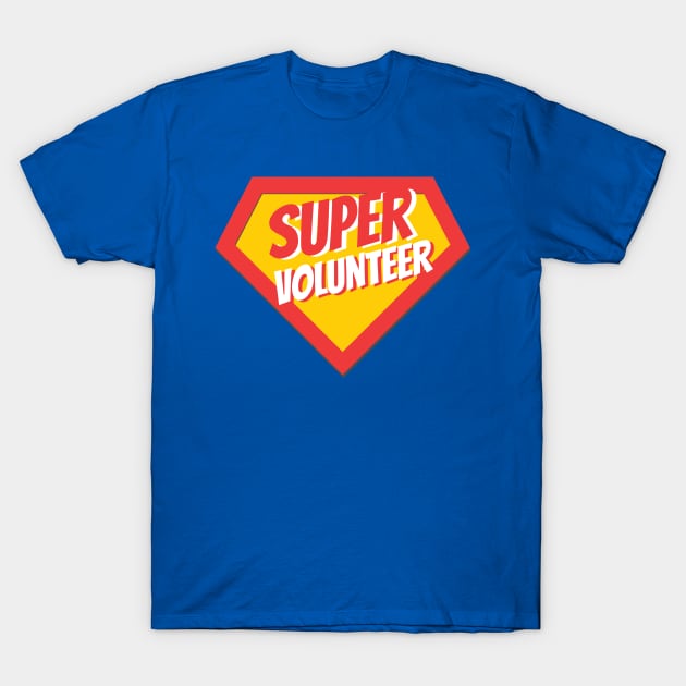 Volunteer Gifts | Super Volunteer T-Shirt by BetterManufaktur